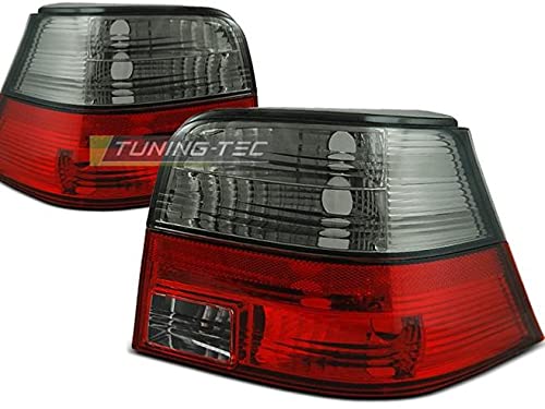 Shop Import Coppia di luci posteriori compatibili con V. Golf 4 97-03 rosso fume-27336409