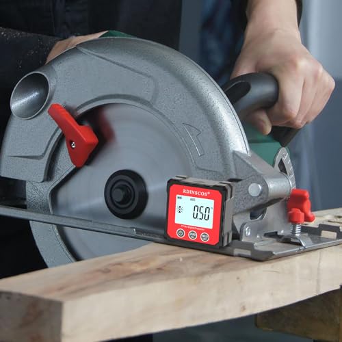 Image of Rechargeable Digital Angle Finder Magnetic Table Saw Tool | Digital Inclinometer, 4 of 90 Degree Finder, Angle Cube Protractor, Bevel Gauge, For Woodworking