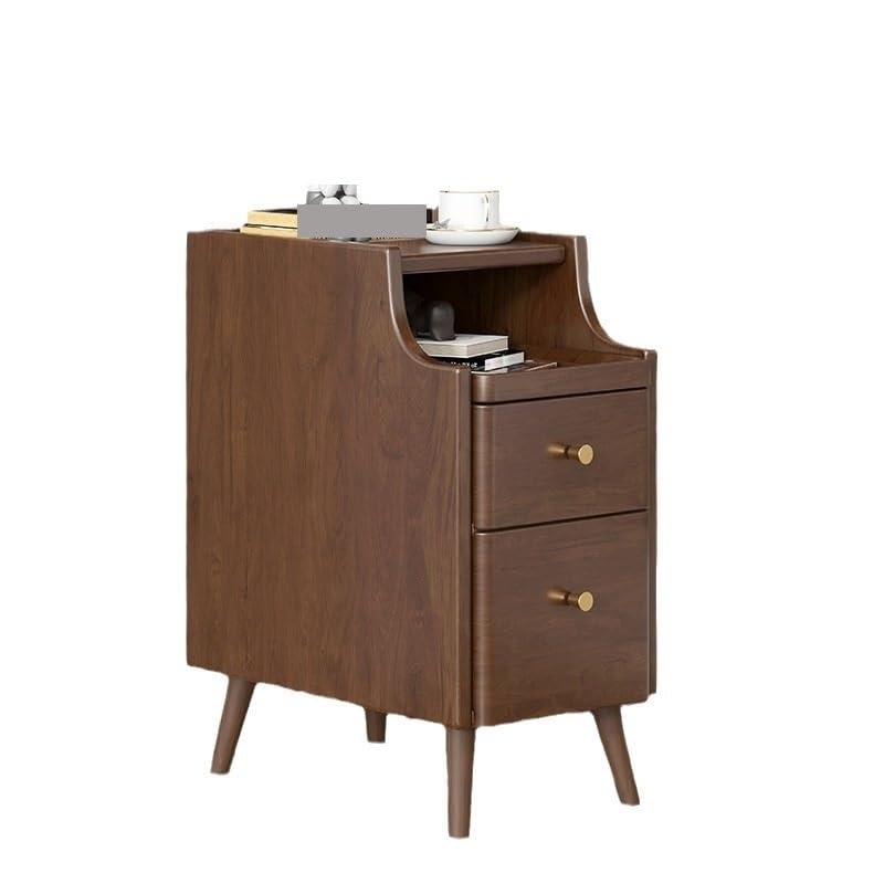 Mesita de noche de madera maciza, estilo chino, mesita de noche, armario de almacenamiento, mesas auxiliares modernas para dormitorio, diseño elegante, muebles que ahorran espacio
