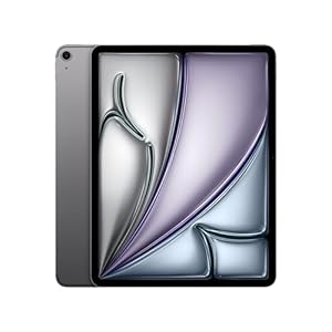 Apple 13" iPad Air (M2): Liquid Retina Display, 1 TB, 12 MP Querformat Frontkamera/12 MP Rückkamera, WLAN 6E und 5G Mobilfunk mit eSIM, Touch ID, Batterie für den ganzen Tag – Space Grau