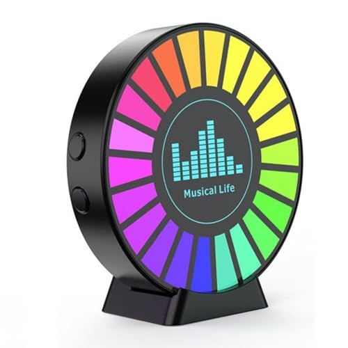 5. La lampada d'atmosfera può essere controllata autonomamente, 24 LED colorati, 100 tipi di modalità di illuminazione, luminosità regolabile e creazione di numerose luci ambientali.