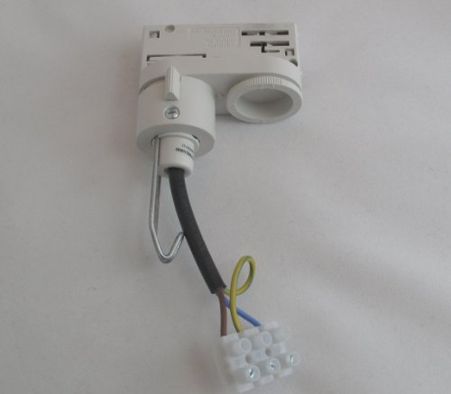 Preisvergleich Produktbild ERCO 79055 3 Phasen Adapter Weiss für Pendelleuchten mit Haken