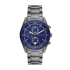 Michael Kors Accelerator Chronograph MK9111 Gunmetal/Blue Men's Watch