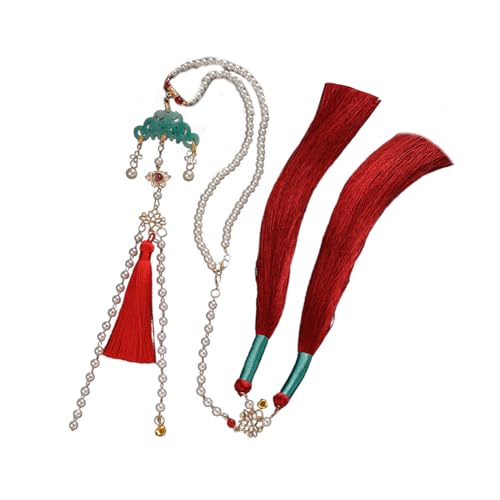 Hanfu collier doux d'exception aux finitions perlées