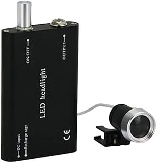 Vinmax Portable Black Head Light Lamp for Dental Surgical Medical Binocular Loupe