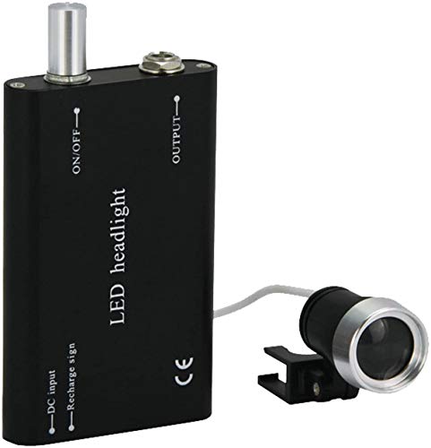 Vinmax Lampe frontale portable pour loupe binoculaire médicale chirurgicale dentaire Noir Cover