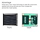sourcing map Packung von 10 Sonnenkollektor Mini Solarpanel Zelle 1V 80mA 0.08W 30mm x 25mm für DIY Stromprojekt Solarstrom Versorgung Polykristallinem Silizium Batterie Bausatz