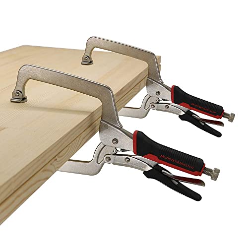 Monster & Master 15" C-Clamp Locking Pliers With Swivel Pads, 2-Piece, Mm-Cp-006X2 #TOP6