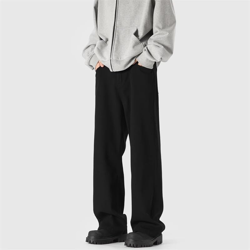 Men's American Retro Straight Leg Denim Jeans for Summer3