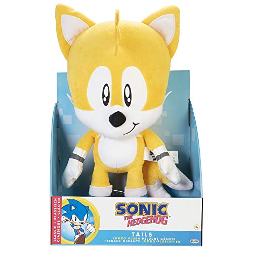 Sonic The Hedgehog Tails Jumbo peluche alto 40 cm