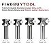 FindBuyTool Router Bits Tool Set for Festool Domino Tenons