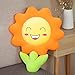 LZHsport Smiley niedliche Blumenpuppe Puppe Sonnenblume Plüschtier, Sonnenblume-Orange