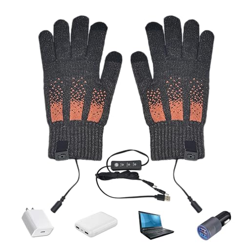 Gants chauffants homme pour cyclisme hivernal et ski tactile