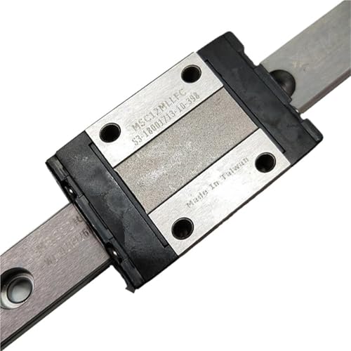 Guide linéaire MSC12 acier inoxydable contre le jeu mécanique rail 550mm MSC12M