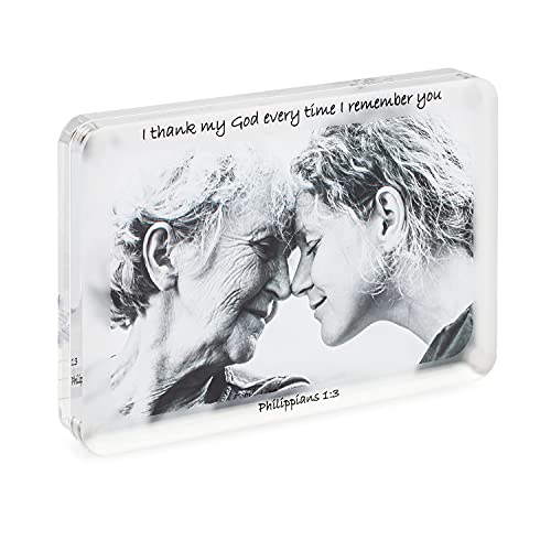 Memorial Frames for Loved One Memorial Picture Frame 4x6 Picture Frame Desktop Display Double-Sided Acrylic Frame Memorial Gift In Loving Memory Picture Frame Christian Picture Frame With Scripture Bible Picture Frame