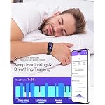 Fitness Tracker, 4 Bands Fitness Watches for Men/Women, Smart Watch with 24/7 Heart Rate/SpO2/Sleep Monitor, IP68 Health Fitness Tracker Watch for Android/iOS Phones, Activity Tracker with Step Count - Image 5