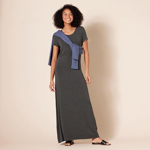 Image of Amazon Essentials Women's Short-Sleeve Maxi Dress