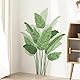 Tanlaby Tropische Pflanze Wandsticker Grünes Pflanzenblatt Wandtattoo Grün Botanisch Selbstklebend Wandaufkleber Abnehmbare Wand Kunst Aufkleber für Wohnzimmer Mädchen Schlafzimmer Sofa Hintergrund