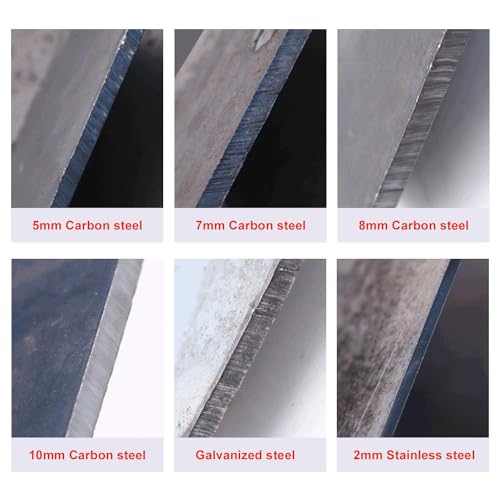 Flaring Plasma Cutter,65Amp Non-Touch Pilot Arc Plasma Cutter Machine 120V/240V Dual Voltage Plasma Cutters,1/2"(12.7Mm) Clean Cut 4/5"(20Mm) Severance Cut With Consumable Set Update 5Th Fc650Dl thumb #4