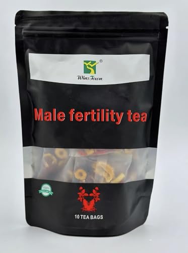 Fantastic Fertility Tea: Organic Fertility Supplements for Men, Green Tea, Maca Root, and Ginkgo Biloba for Male Reproductive Health, Mint, 10 Sachets. Natural 1 Box