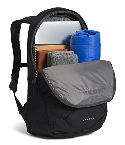 Image of THE NORTH FACE Women's Every Day Jester Laptop Backpack, TNF Black /Burnt Coral Metallic 1, One Size