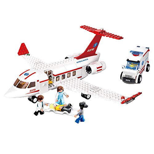 Sluban Aviation Blocks Plane Bricks Toy ¨C Ambulance Aircraft
