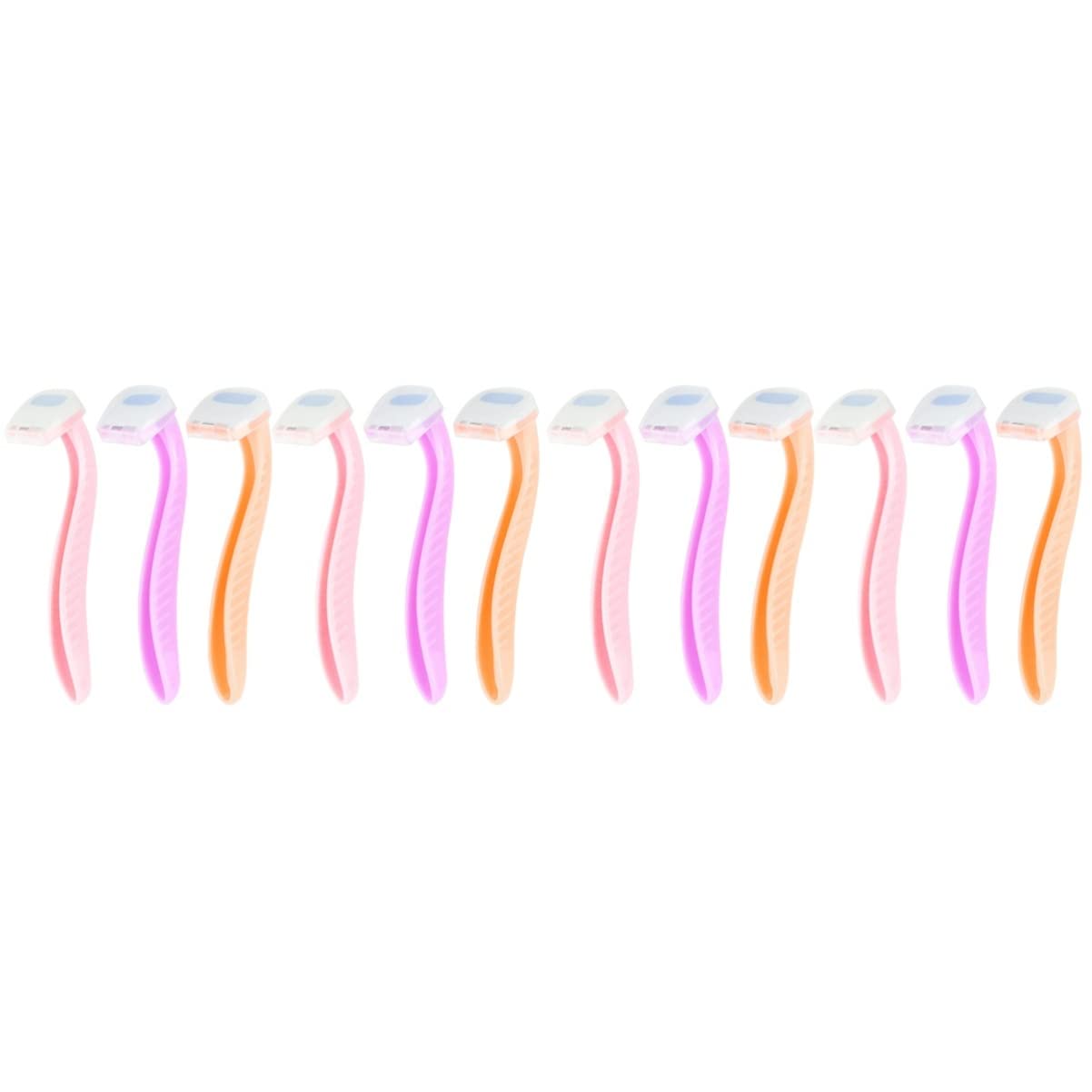 FOMIYES 2sets Razor Shaver for Women Hair Trimmer for Bikini Underarm Leg Arm and Private Areas Compact Portable Easy to Use Smooth Shave Beauty Care Tool 6pcs*2 Random Color