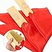 Hemoton Red Silk Allegro Clapper Chinese Traditional Instrument Kuaiban for Boy Girl Beginners and Music Education