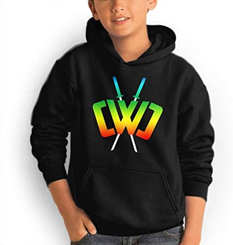 Fashion Boy and Girl Custom Hoodie Chad Wild Clay Youth Casual Sweater Black