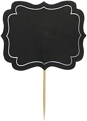 Premium Chalkboard Picks - 3.5" (Pack of 24) - Versatile & Reusable Party Accessory - Ideal for Weddings, Labeling, & Displays image 2