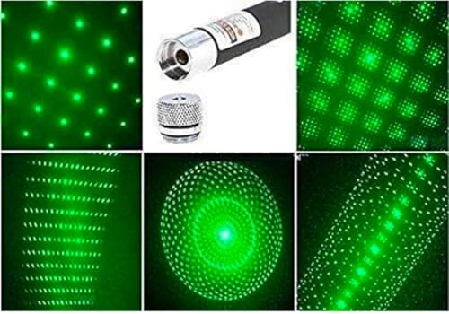 Image of Multipurpose Unique Powerful Green Laser Light Pen | Adjustable Cap | Green Laser Pointer | 2000 Mtrs. Laser Light for Kids |