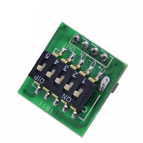 Interruptor temporizador 10S-24H con placa controladora de relé regulable 3