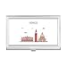 Venice Italy Flat Landmark Pattern Business Card Holder Case Pocket Box Wallet