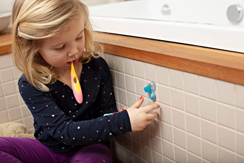 Jordan* Step 2 Kids Toothbrush, 3-5 Years, Soft Bristles, Bpa Free (4 Pack) Pink & Yellow #TOP6