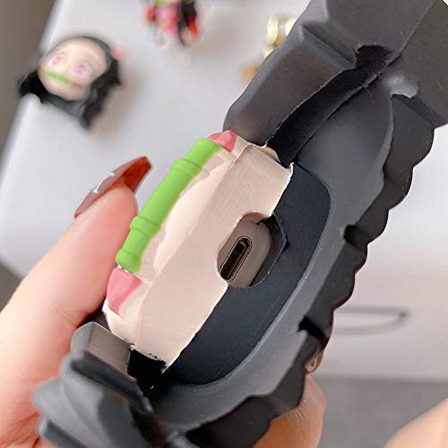 Varwaneo Anime Cartoon Demon Slayer Beautiful Girl 3D Case For Airpods 1 2 Pro Charging Box Soft Silicone Wireless Bluetooth Earphone Protective Cover (For Airpods Pro) #TOP5