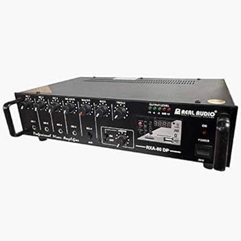 REAL AUDIO RXA-80 (P.A Amplifier + Digital Player) : Amazon.in