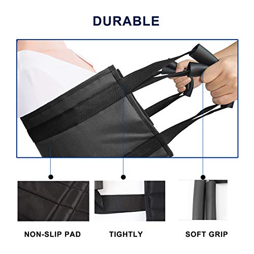 Lift Belt 39'' For Elderly Patients Help Pick Off Floor & Stand Turn On Bed Chair Assist Aid, Transfer Sling Handicapped Accessories, Medical Supplies For Home Care, Thicken Padded With Handles #TOP4