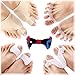 Produktbild MOISO Zehenspreizer hallux valgus silikon zehen separator korrektur socke 9 Stück zehenspreizer soft splint support protektoren Ärmel corrector big toe straightener Universalgröße