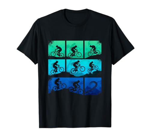 Image of Mountain Bike Downhill Biker MTB Boys Children MTB T-Shirt