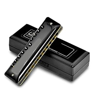 KIRANDIE Harmonica diatonique 10 Trous Blues Harp Key C ABS Comb Professional Instruments de Musique - Les Beatles, Paul McCartney, John Lennon, RIngo Starr, George Harrison KIRANDIE Harmonica diatonique 10 Trous Blues Harp Key C ABS Comb Professional Instruments de Musique – Image 5