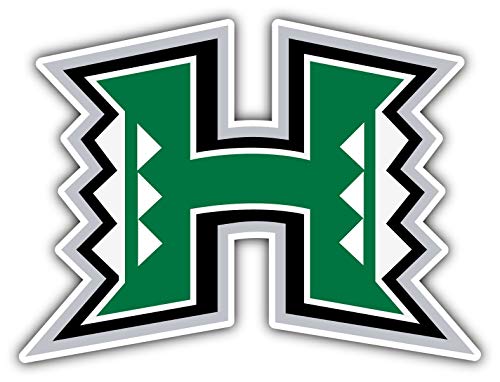 Decal Vinyl Sticker Hawaii Warriors University College Durable for Bumpers, Helmets, Laptops, Water Bottles, Lockers (3" Longest Side)