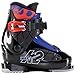 K2 Skis Indy - 1 chłopięce buty narciarskie, czarno-niebieskie-czerwone, Mondo: 14,5 (EU: 24,5 / UK: 6,5 / US: 7,5)