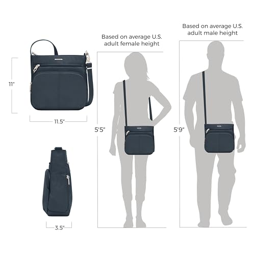 Travelon Anti-Theft Classic North/South Crossbody Bag