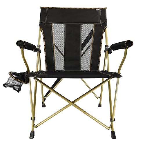 Equip Comfort Click XL Hard Arm Chair - Polímero Sólido - Negro y Dorado miniatura 2