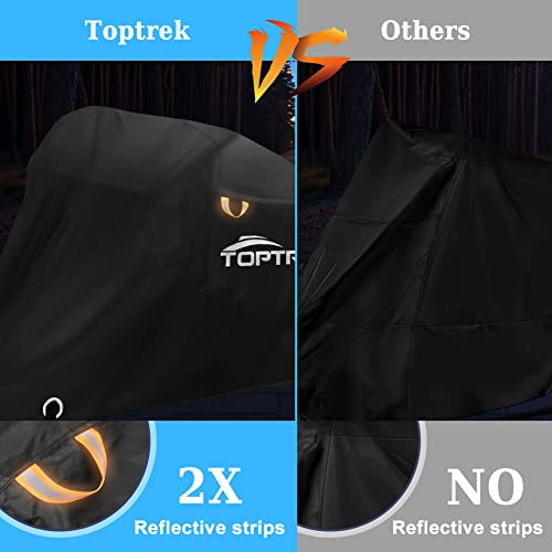 Toptrek Telo di copertura per moto con nastro di