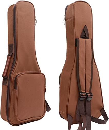 Glenmi Étui pour Ukulélé 21/23/26 Pouces 10MM Coton Ajouté Sac De Transport pour Ukulélé Soprano (Color : Coffee, Size… - Les Beatles, Paul McCartney, John Lennon, RIngo Starr, George Harrison Glenmi Étui pour Ukulélé 21/23/26 Pouces 10MM Coton Ajouté Sac De Transport pour Ukulélé Soprano (Color : Coffee, Size… – Image 5