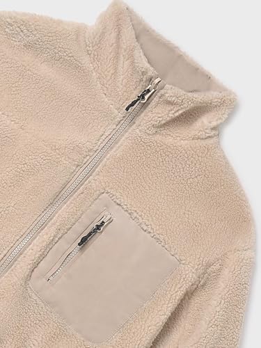 Mayoral Reversible coat for Girls Sand3