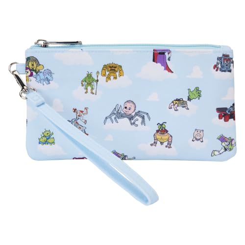 Portefeuille en Nylon Toy Story Loungefly Bleu pour ranger vos cartes en toute sécurité