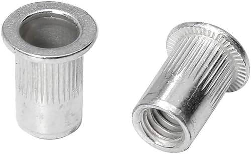 120pcs 1/4-20 Aluminum Rivet Nuts Threaded Inserts Rivnuts Nutsert 1/4-20UNC - Thumbnail 4