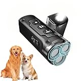 Qosigote Hundetrainer, Dog Trainer, Anti Bell Gerät Hunde Mit Led, Ruhemeister Hund, 6-In-1 Anti-Bell-Gerät Mit 3 Schallwellen, Schonendes Ultraschall - Training, Ruhiges Zuhaus (B)
